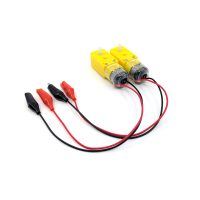 Pair of Geared Motors with Croc-leads